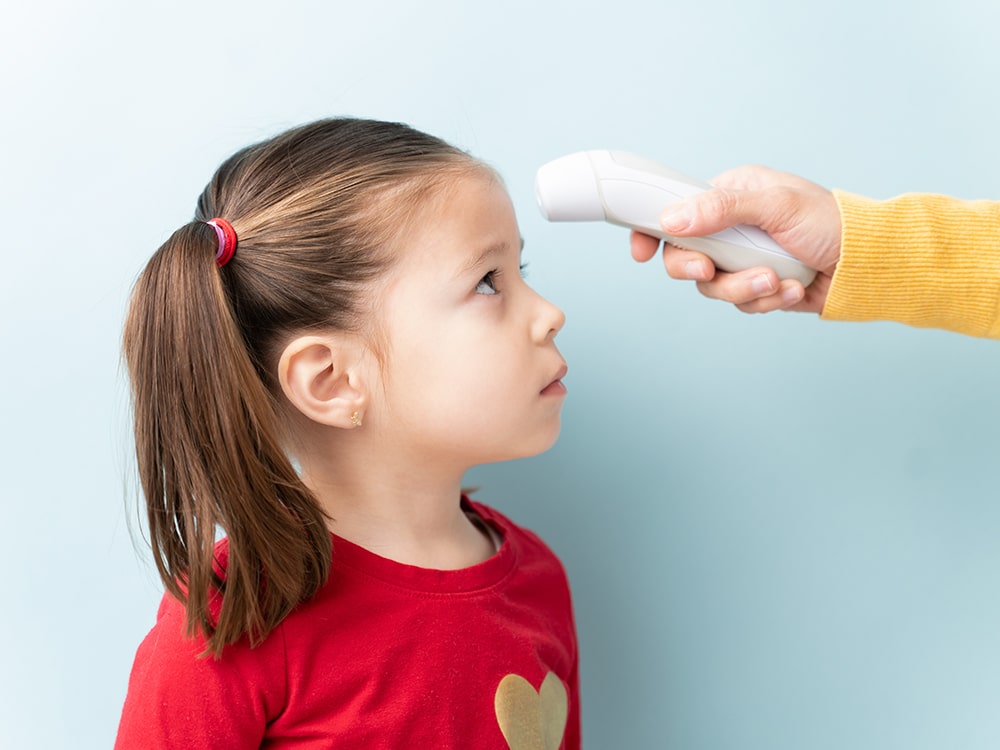 Daily Temperature Checks Screen For Symptoms